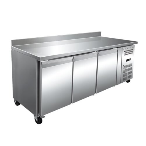 Mesa Refrigerada Snack Acero Inoxidable 3 Puertas 1795x600x960h mm